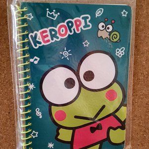 Vintage Sanrio Keroppi Spiral Notepad - Still in Original Wrapper